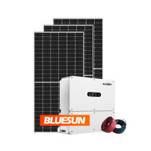 Bluesun 25kva 30kva solar power energy systems ongrid price per watt solar power system